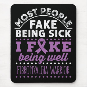 Mousepad Fibromialgia Sensibilização Guerreira Ser Bem