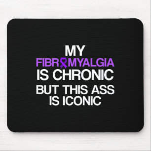 Mousepad Fibromialgia Sensibilização Sobrevivente Guerreiro