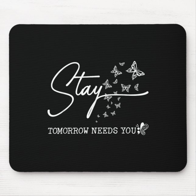 Mousepad Ficar Amanhã Precisa De Sua Preventi Suicida De Bo (Frente)