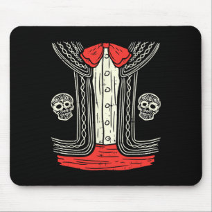 Mousepad Ficheiro de roupa mexicano do Halloween Mariachi M