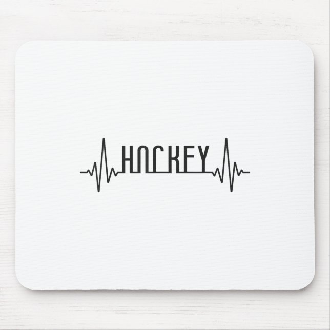 Mousepad Field Hockey Heartbeat Hockey _1  (Frente)