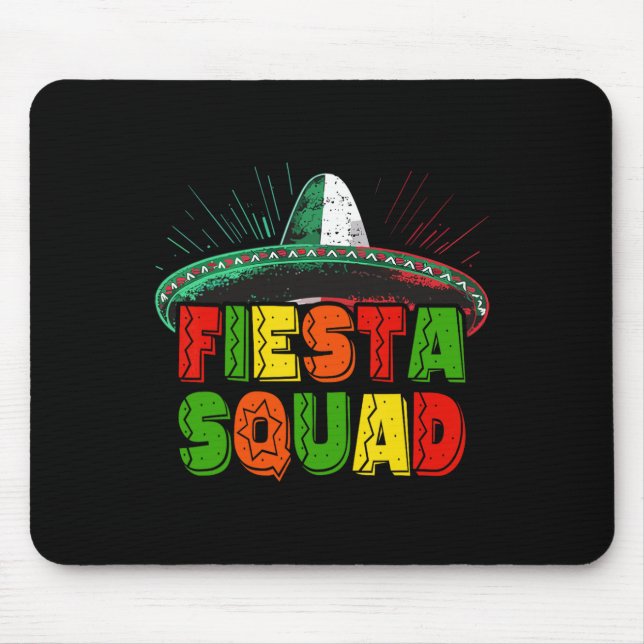 Mousepad Fiesta Squad Family Matching Cinco De Mayo 1 (Frente)