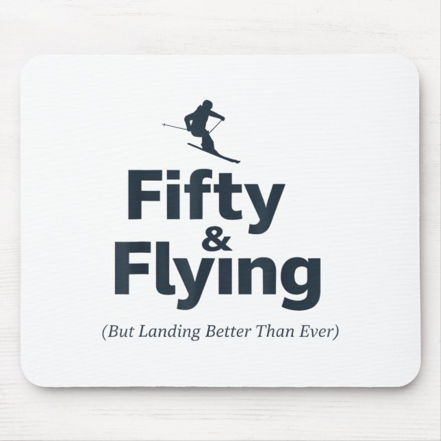 Mousepad Fiffy &amp; voando mas pousando melhor do que nunc (Frente)