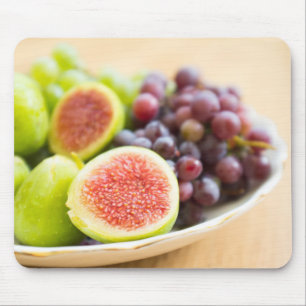 Mousepad Figos frescos e uvas