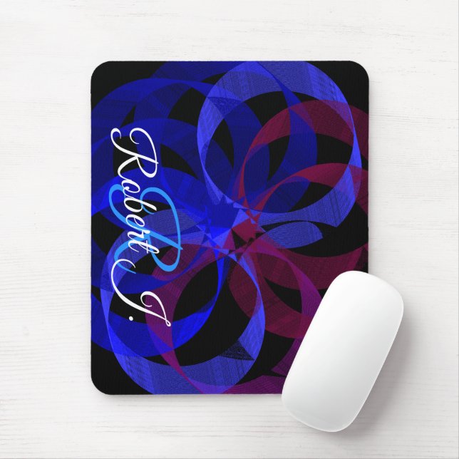 Mousepad Figura 8 Mouse Geométrico (Com mouse)