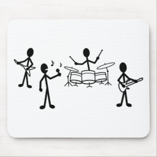 Mousepad Figura da Banda do Rock