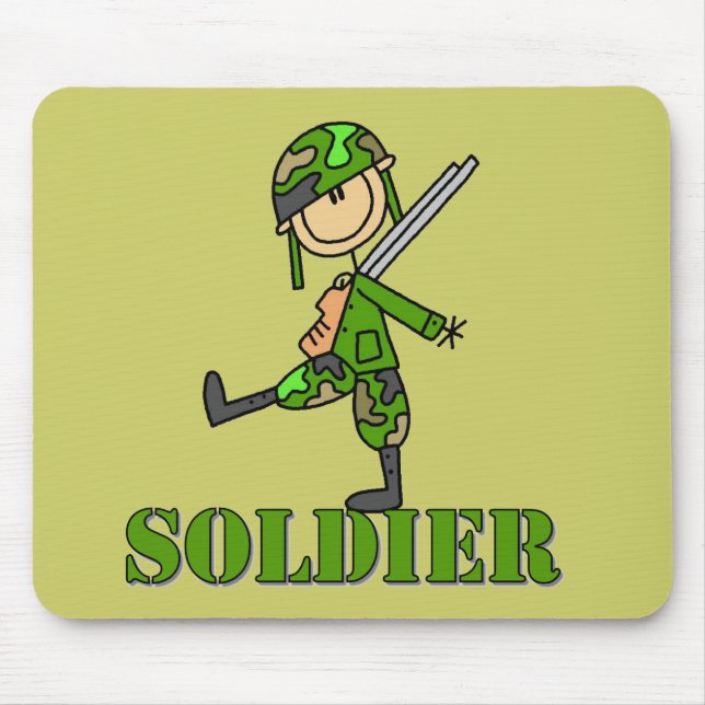Mousepad Figura de Soldado Simples (Frente)