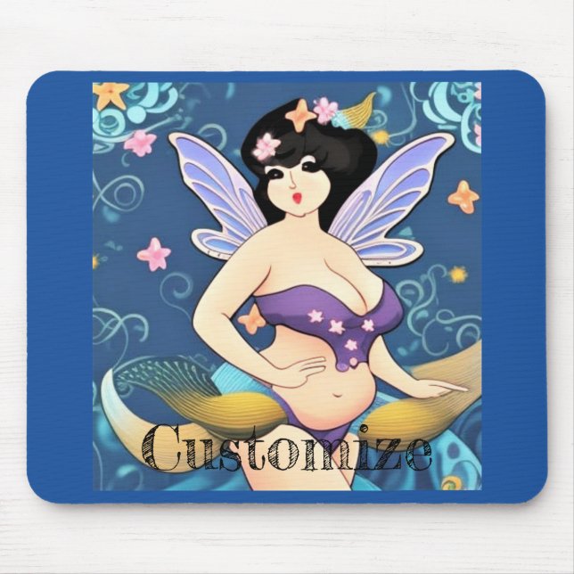 Mousepad Figura do cheio Deusa Fada Thunder_Cove (Frente)