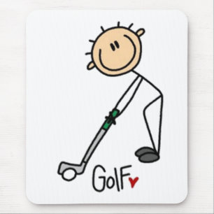 Mousepad Figura do Golf Stick