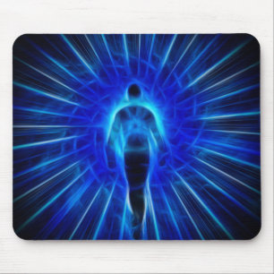 Mousepad Figura emerge da luz