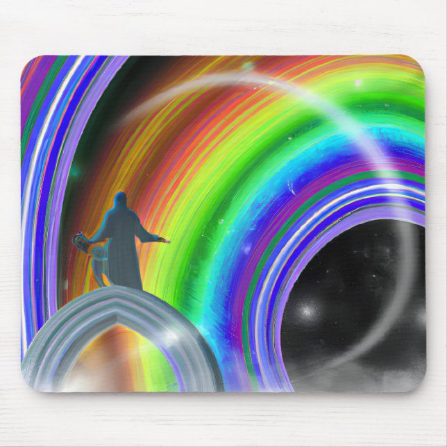 Mousepad Figura Misteriosa no Stargate Inter-Dimensional (Frente)