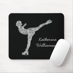 Mousepad Figura Personalizada: Shimmer De Prata De Ice Com