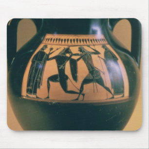 Mousepad Figura preta amphora do sótão que descreve These