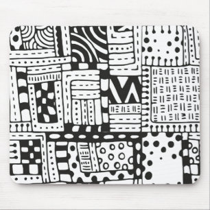 Mousepad Figuras inspiradas do abstrato do indiano