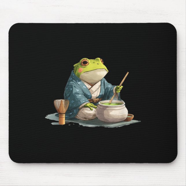 Mousepad Figurino Da Cerimônia De Chá Japonesa Para Sapo E  (Frente)