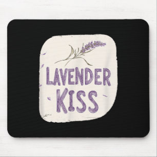 Mousepad Figurino Da Época De lavanda Para Beijo E Flor Sel