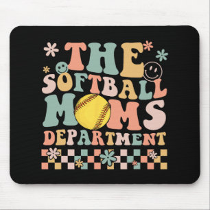 Mousepad Figurino do Dia de as mães do Sofball Mães Departm