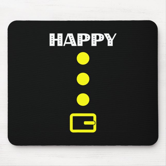 Mousepad Figurino Feliz Anão - Presente de Halloween Idea C (Frente)