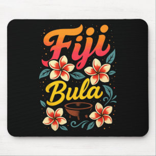 Mousepad Fiji Bula Lembrança de Férias na Ilha Tropical 