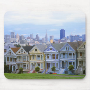 Mousepad Fila de casas vitorianas