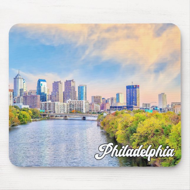 Mousepad Filadélfia, Pensilvânia, EUA (Frente)