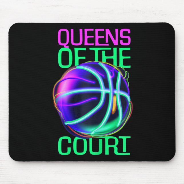 Mousepad Filas Do Tribunal - Mulheres E Meninas Bysketbyll (Frente)