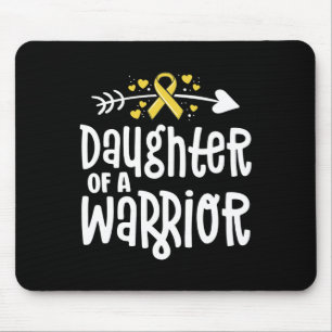Mousepad Filha De Um Guerreiro Presente Família Câncer Infa