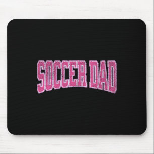 Mousepad Filha Futebol Feminino Orgulhoso Pai de Futebol Di