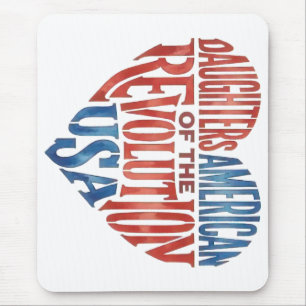 Mousepad Filha Linha de Ancestralidade da Revolução America