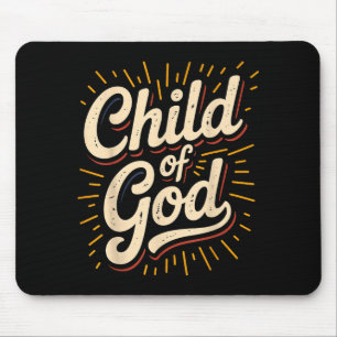 Mousepad Filho de Deus Fé Cristã