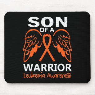 Mousepad Filho De Um Guerreiro Leucemia Sensibilização Anjo