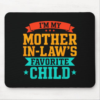 Mousepad Filho favorito da sogra homem pai engraçado