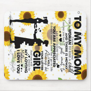 Mousepad Filho Para Minha Mãe Presente Letra Mãe Adorá