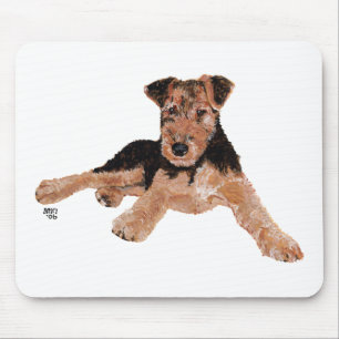 Mousepad Filhote de Airedale, Lakeland, Welsh Terrier