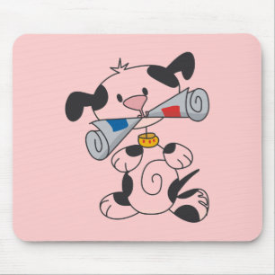 Mousepad Filhote de cachorro com t-shirt e presentes do jor