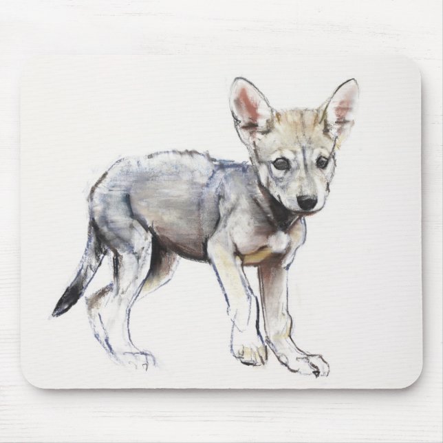 Mousepad Filhote de cachorro de lobo árabe 2009 da (Frente)
