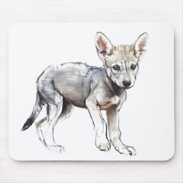 Mousepad Filhote de cachorro de lobo árabe 2009 da (Frente)