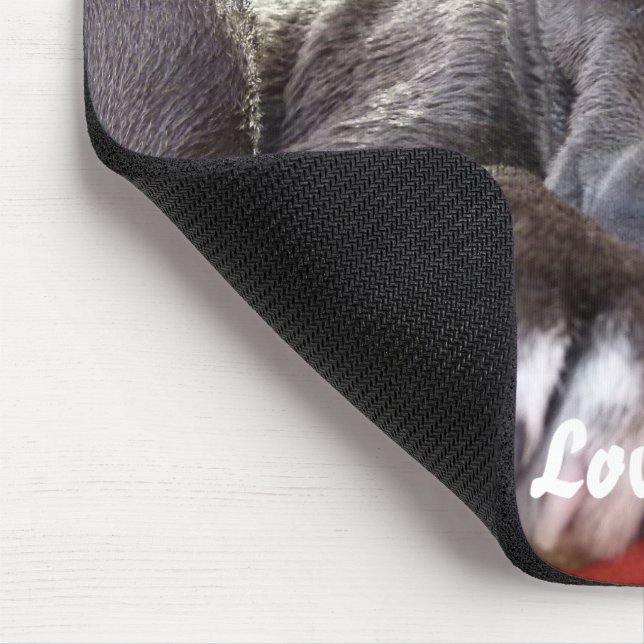 Mouse pad para jogos, cachorro de caça Pitbull, costura de precisão, mouse  pad durável