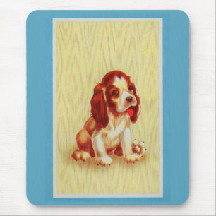Mousepad filhote de cachorro pequeno bonito do lebreiro