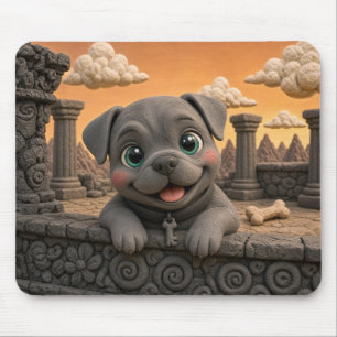 Mousepad Filhote de Cane Corso Fofo, Cachorro Bebê