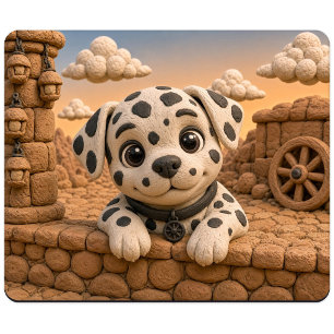 Mousepad Filhote de dálmata fofo, cachorro bebê