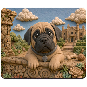 Mousepad Filhote de Mastiff Fofo, Cachorrinho
