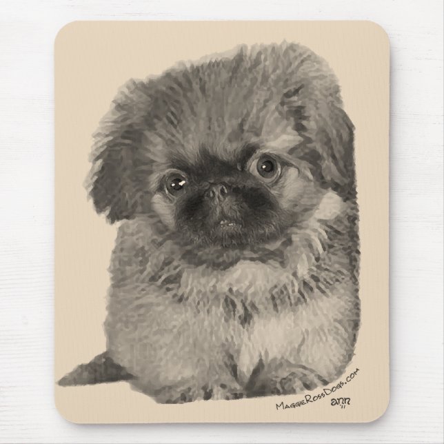 Mousepad Filhote de Pequinês (Frente)