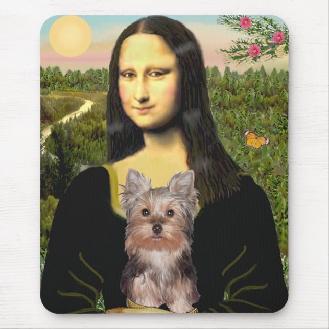 Mousepad Filhote de Yorkshire Terrier - Mona Lisa (Frente)