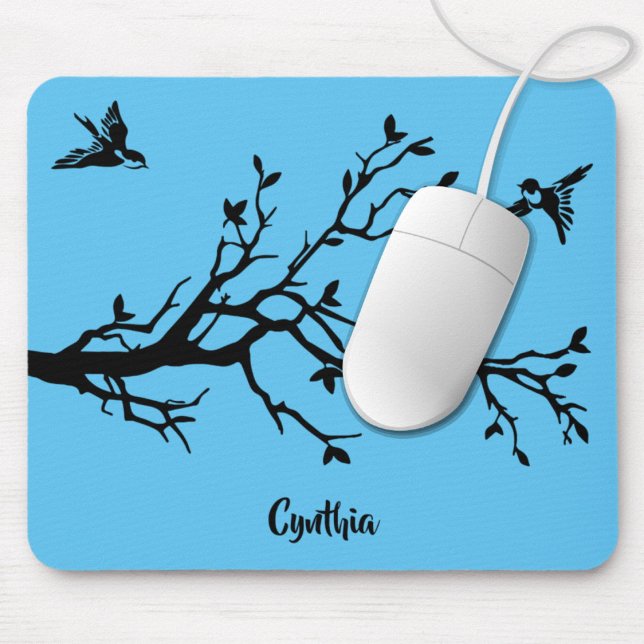 Mousepad Filiação de Árvores Negras e Árvores Cutas Persona (Criador carregado)