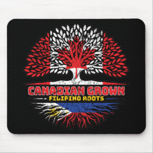Mousepad Filipinas Filipino Canadá Árvores do Canadá Fl
