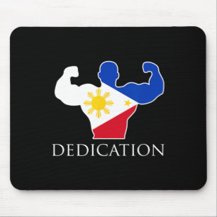 Mousepad Filipino Weightelevando Filipinas Flag Bodybuildin