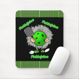 Mousepad Filme de picleball no Dia das Bruxas de Pickleball