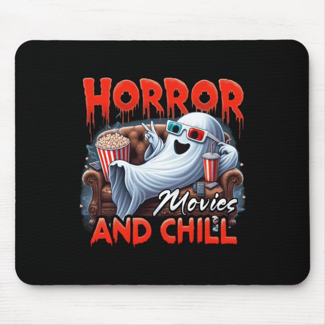 Mousepad Filmes De Horror E Filhos De Fantasmas E Fantasmas (Frente)