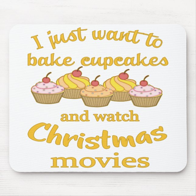 Mousepad Filmes de Natal e Confeitaria (Frente)